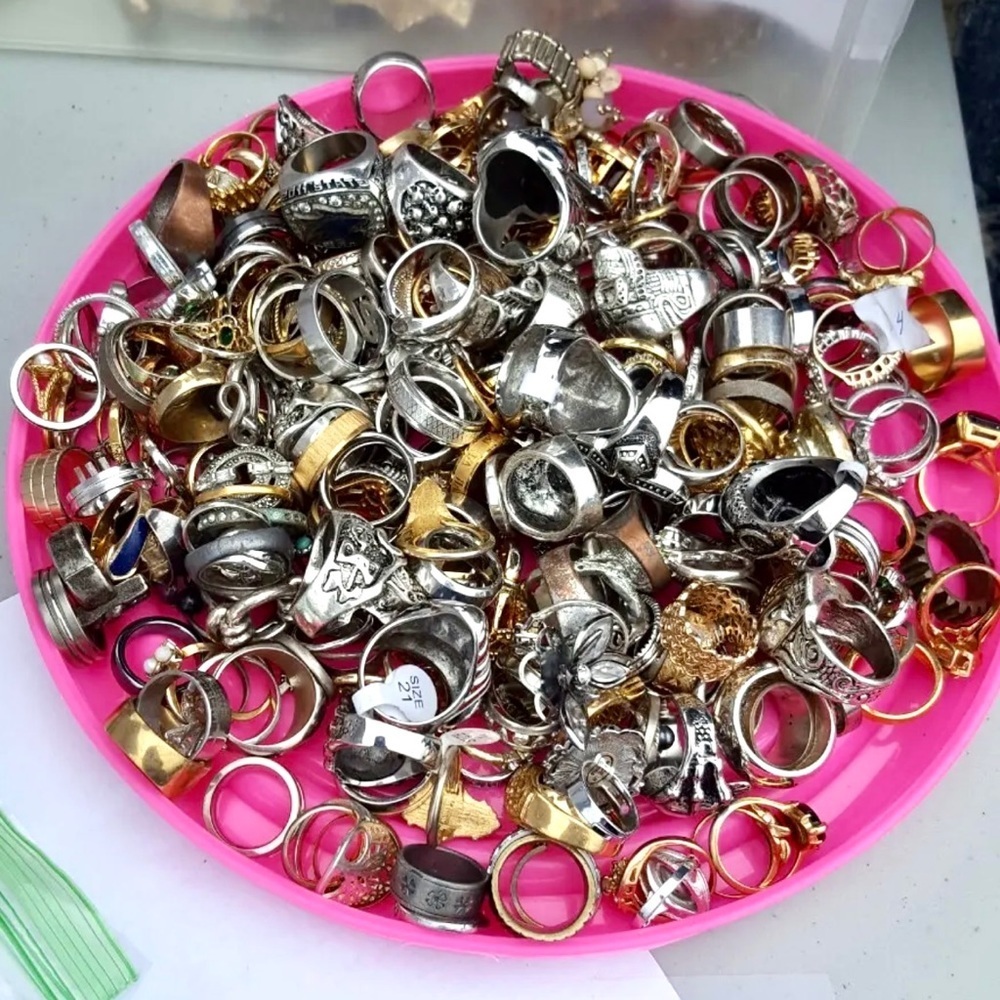 2 LB Vintage Modern Jewelry Lot- MYSTERY BOX! Wearable Estate Sale Designer